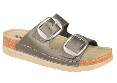 Γυναικείες Ανατομικές Παντόφλες | Vesna | 880488 | Ατσαλί - Vesna - 